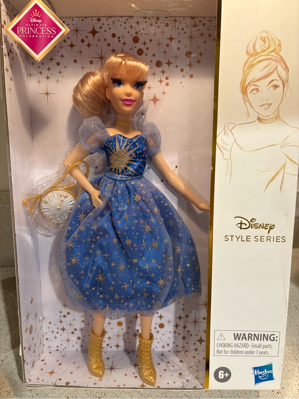 NIB Disney Cinderella Blue & Gold Style Series Doll #11 2021